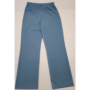 EasyWear by Chico's Size 0 Small Pull On Pants Teal Stretch Straight Leg Slinky
